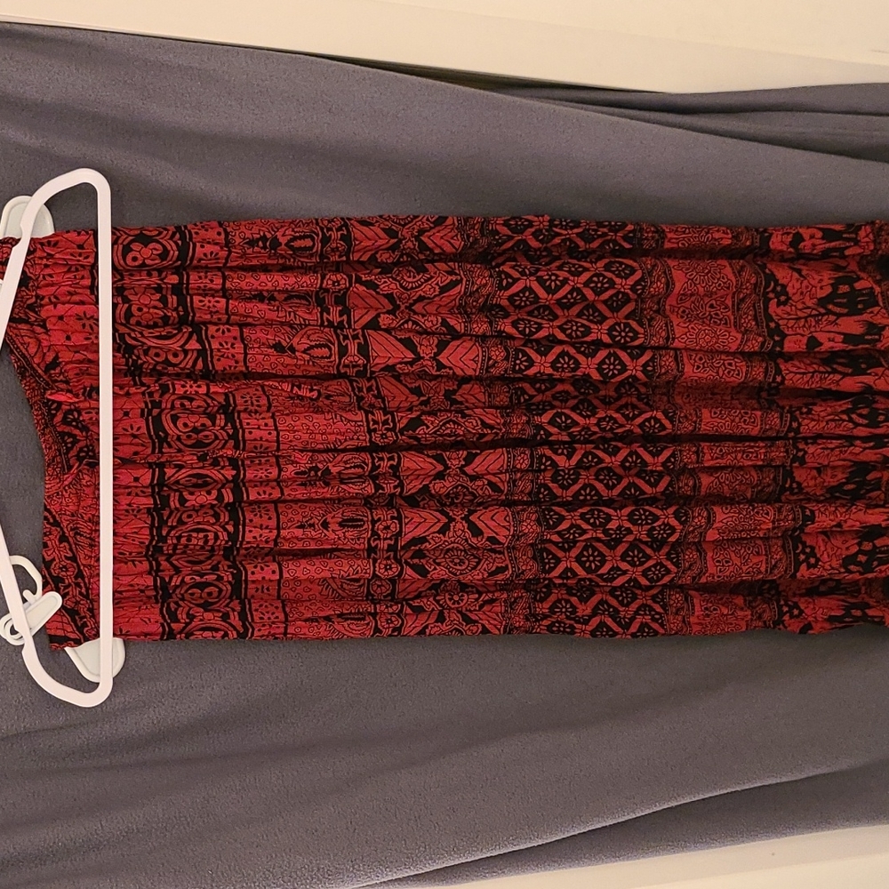 Henna Red Maxi Skrt